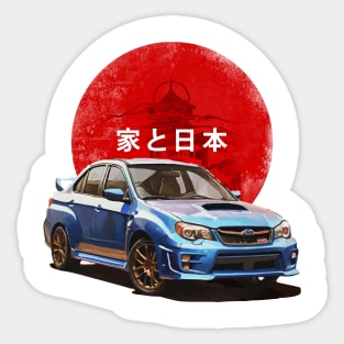 JDM Subie Impreza WRX STi 2000 Sticker